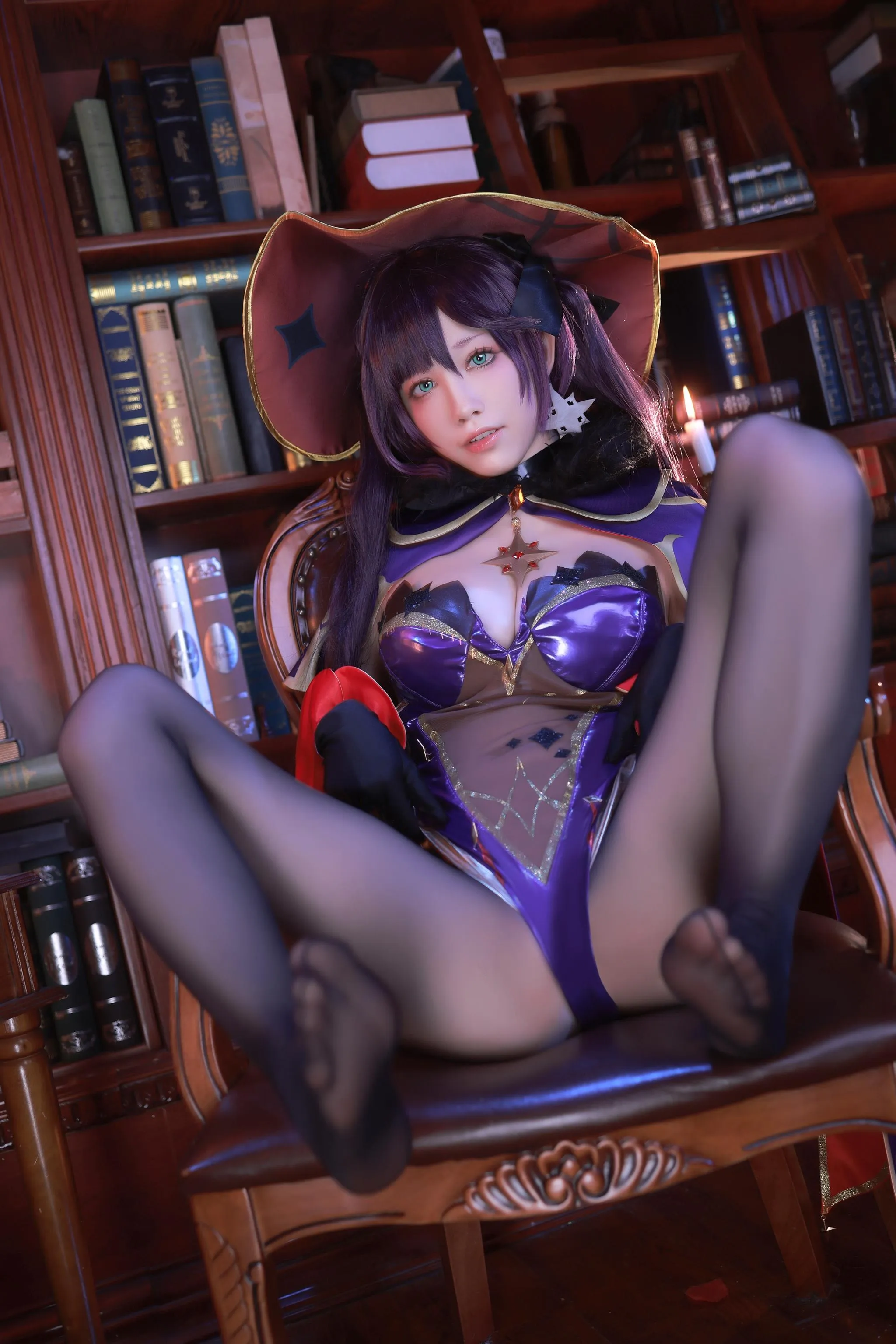 水淼Aqua – NO.120 原神莫娜 [75P]插图8